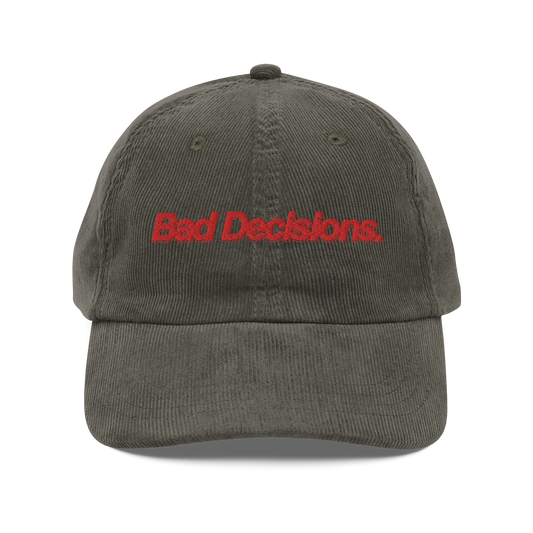 OLIVE BAD DECISIONS CAP